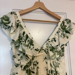 Linen Elie Tahari Maxi Dress